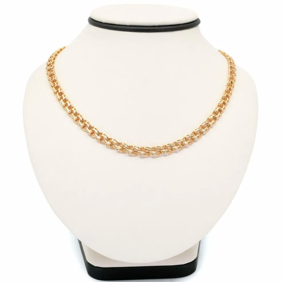 Collier à maillons Bismarck 14 carats