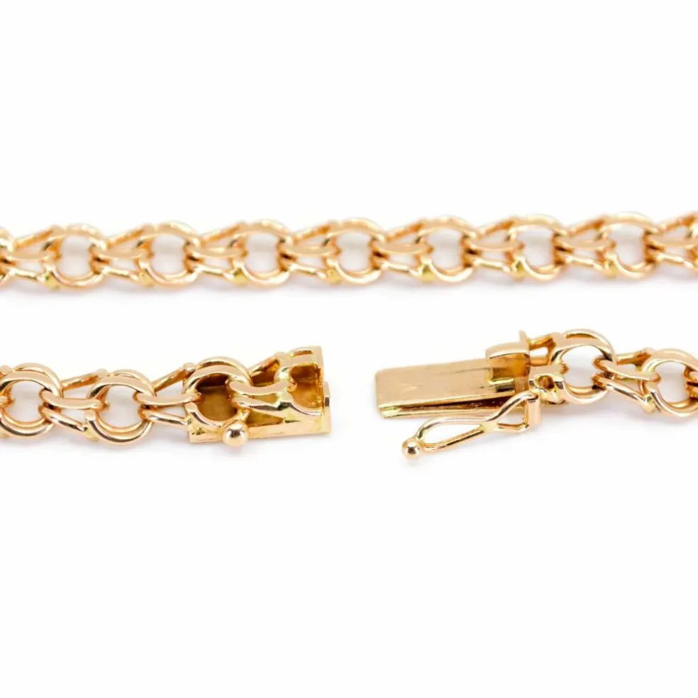 Collier à maillons Bismarck 14 carats