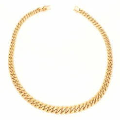 Collier à maillons gourmettes
