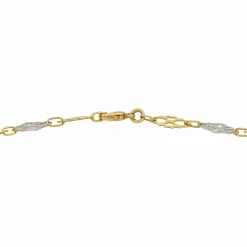 Collier Or jaune, Or blanc