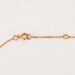 COLLIER OR ROSE 2 DIAMANTS O,22ct