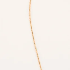 COLLIER OR ROSE 2 DIAMANTS O,22ct