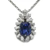 Collier - Or, Saphir et Diamants
