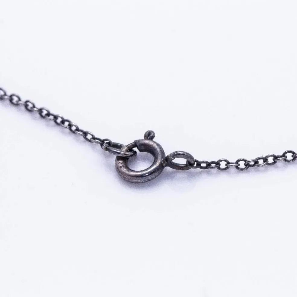 Collier 2 Ors Argent Diamants