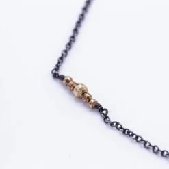 Collier 2 Ors Argent Diamants