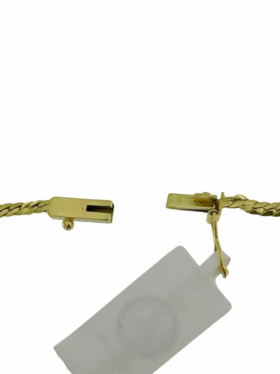 Collier 2 ors diamants et aigue-marine certificat IGI
