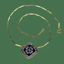 Collier à pendentifs en diamant