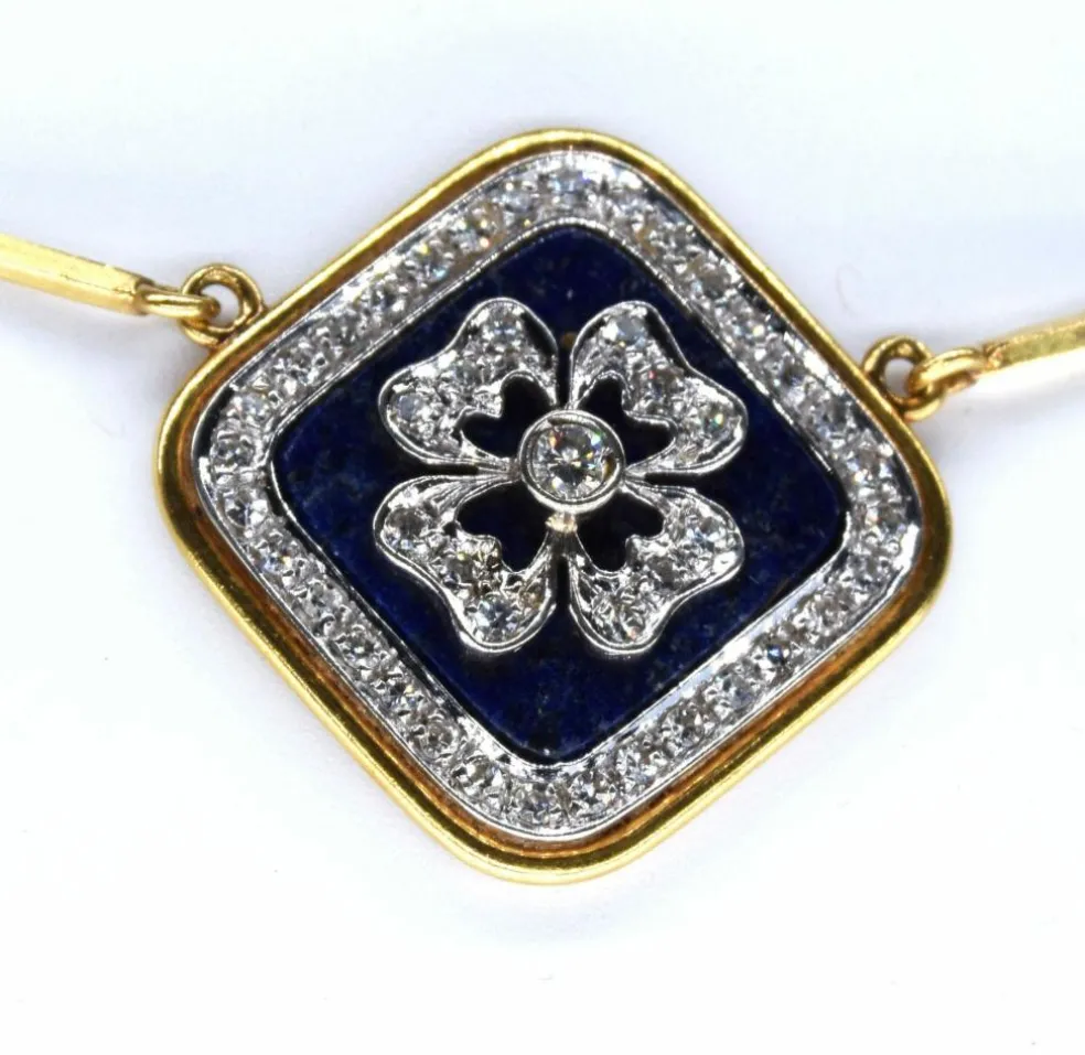 Collier à pendentifs en diamant