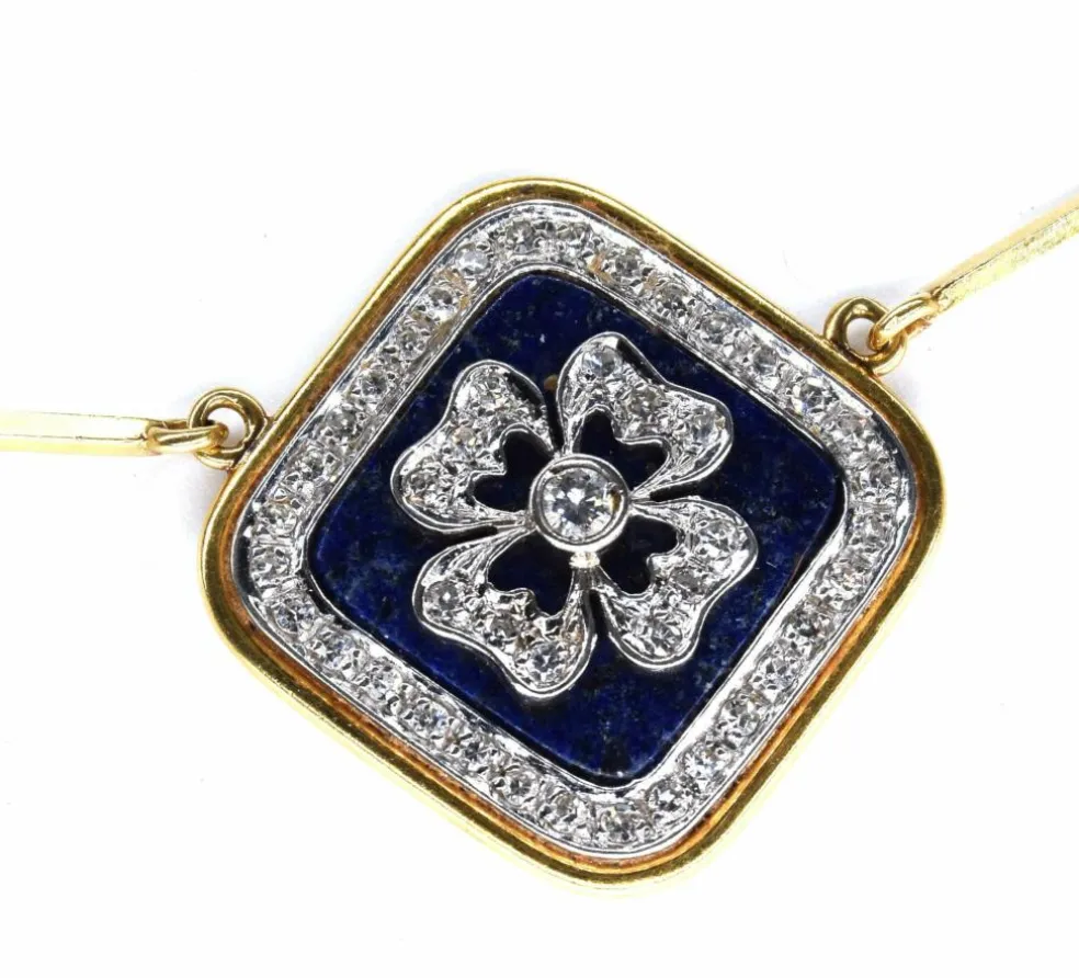 Collier à pendentifs en diamant