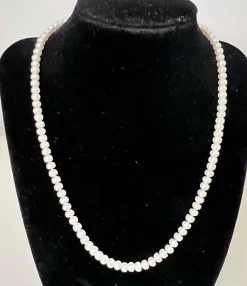 Collier 107 Perles de culture fermoir Or