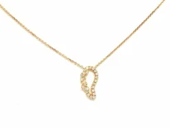 Collier Aile d'ange Or rose Diamant