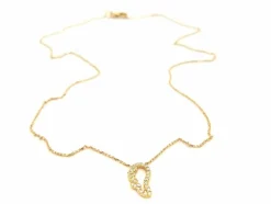 Collier Aile d'ange Or rose Diamant