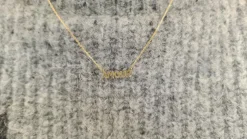 Collier amour en Or jaune