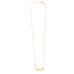Collier "AMOUR" Or jaune