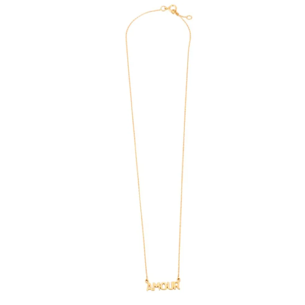 Collier "AMOUR" Or jaune