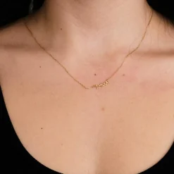 Collier "AMOUR" Or jaune