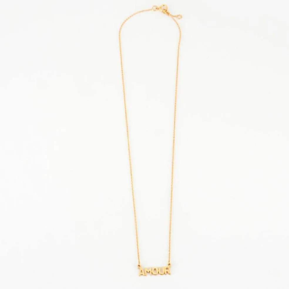 Collier "AMOUR" Or jaune