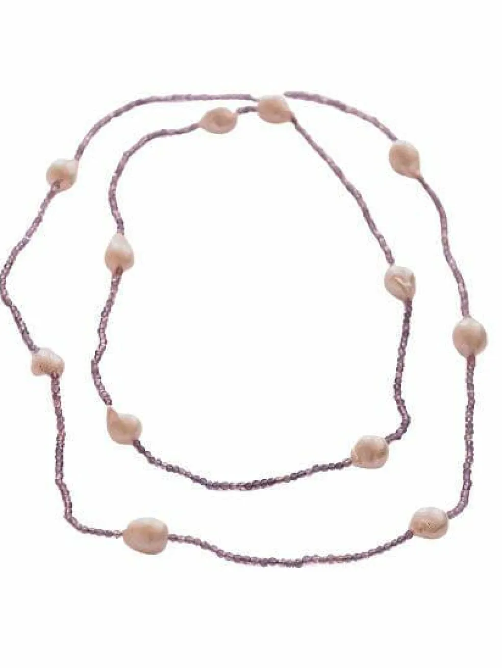 Collier Améthyste Et Perles D'eau Douce