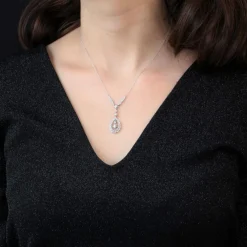 Collier ancien diamants Belle époque