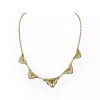 Collier ancien draperie en filigrane or jaune