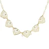 Collier ancien draperie en or et perles de culture