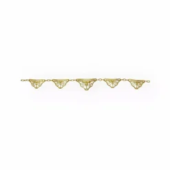 Collier ancien draperie en filigrane or jaune