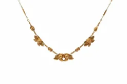 Collier ancien en or jaune 18k