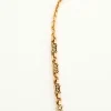 Collier ancien or jaune début XXe avec pendentif.