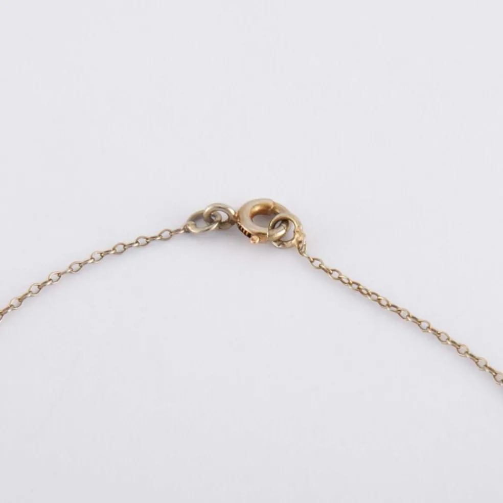 Collier ancien pavage diamants