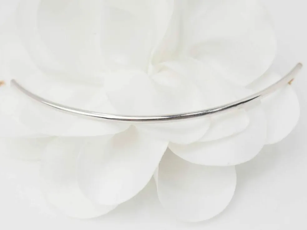 Collier arc en or bicolore