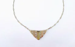 Collier Art Déco en or jaune