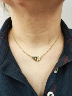 Collier Art Déco en or jaune