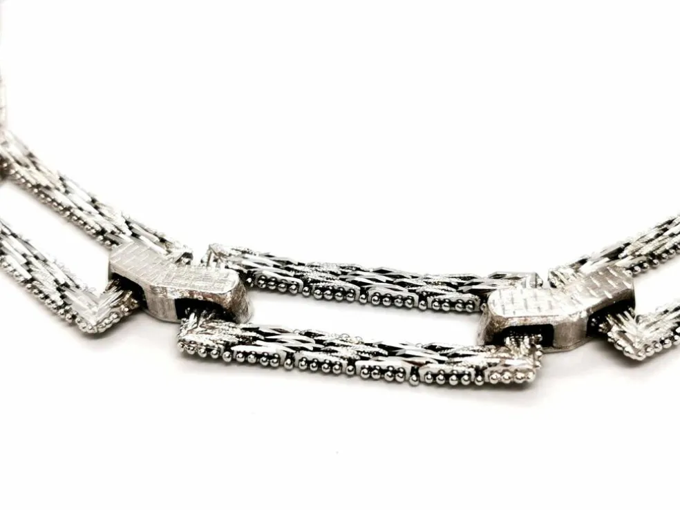Collier Art déco Or blanc