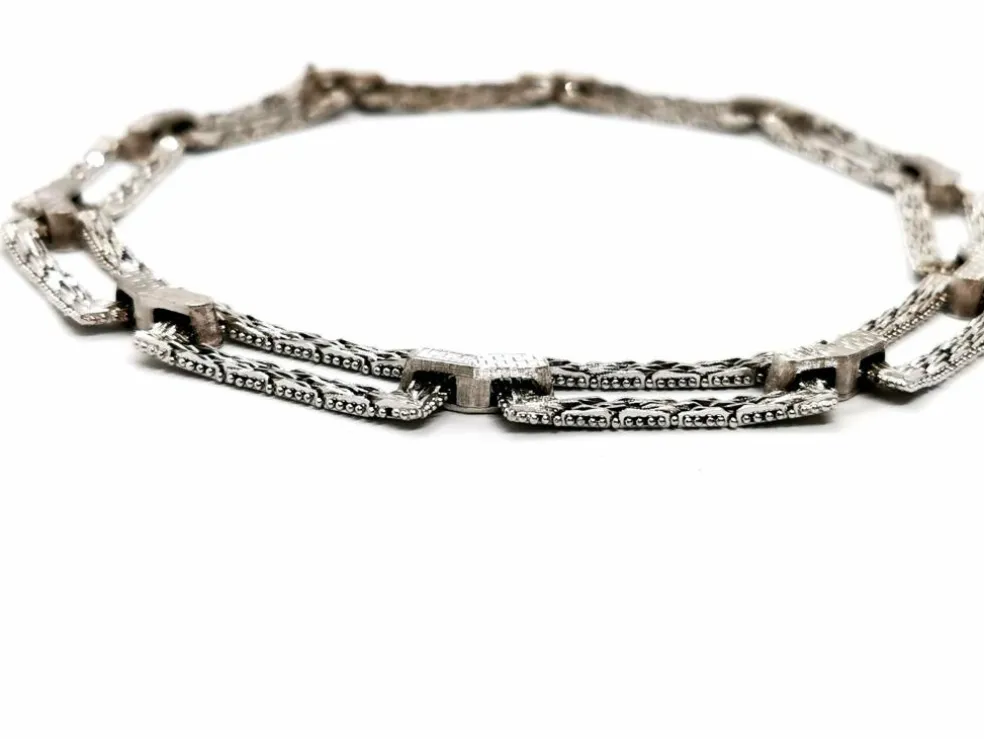 Collier Art déco Or blanc