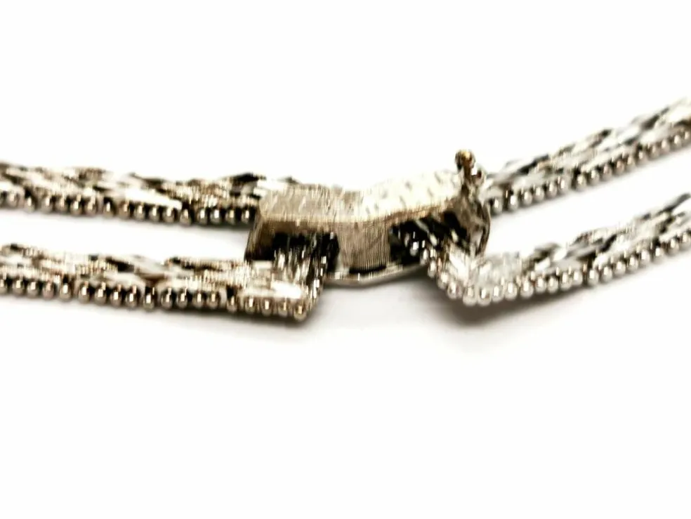 Collier Art déco Or blanc