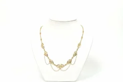 Collier Art Déco or jaune