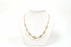 Collier Art Déco or jaune