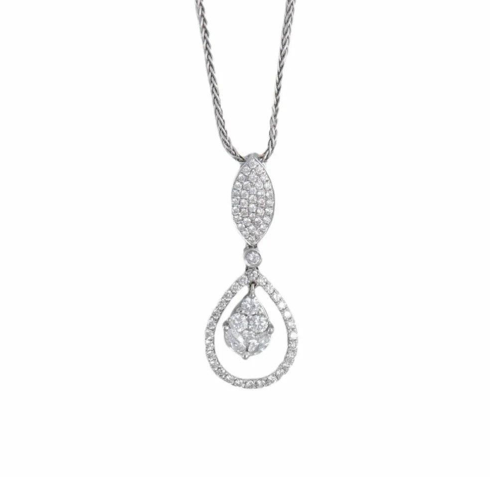 COLLIER "AURORA" OR & DIAMANTS