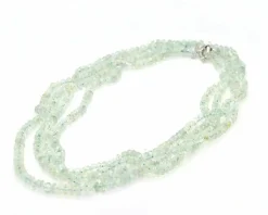 Collier avec aigue-marine