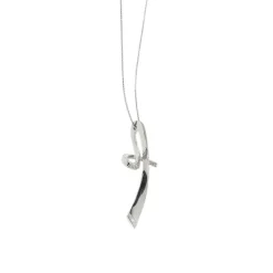 Collier avec croix et diamants