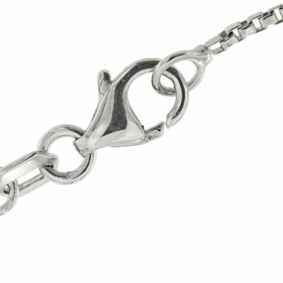Collier avec croix et diamants