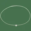 Collier avec diamant solitaire de 0,25 ct