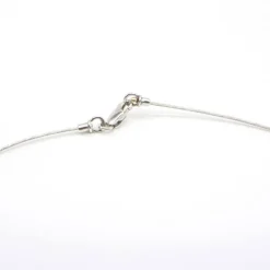 Collier avec diamant solitaire de 0,12 ct