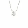 Collier avec diamants totalisant 0,47 ct