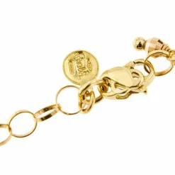 Collier avec fleur en émail et pierres précieuses