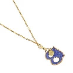 Collier avec pendentif B émaillé