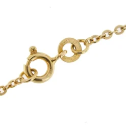 Collier avec pendentif B émaillé