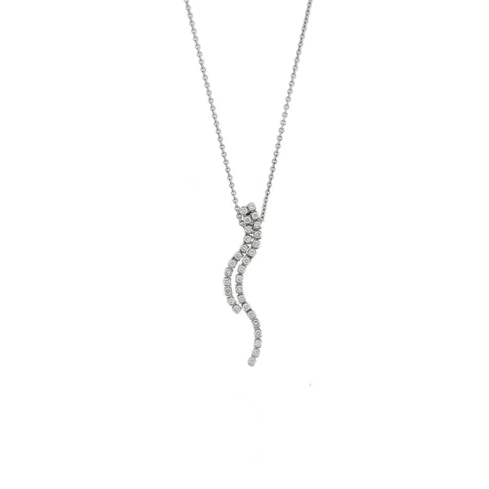 Collier avec pendentif et diamants