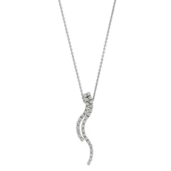 Collier avec pendentif et diamants
