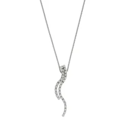 Collier avec pendentif et diamants